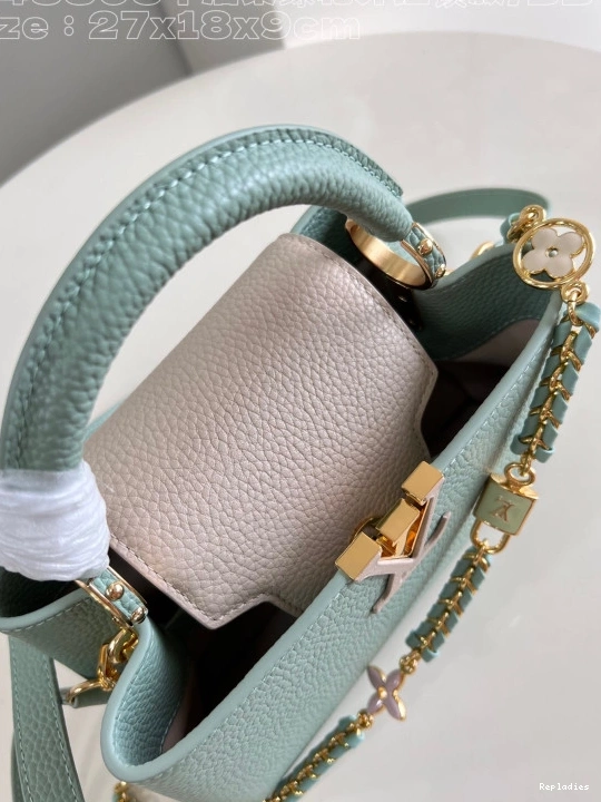 Cheap BB-27*18*9CM CAPUCINES VUITTON LOUIS 0807